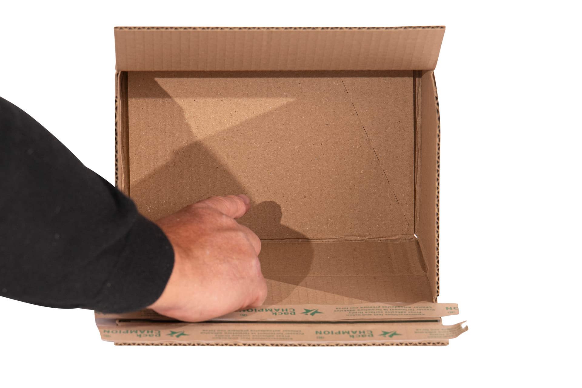 Versandbox wiederverschließbar