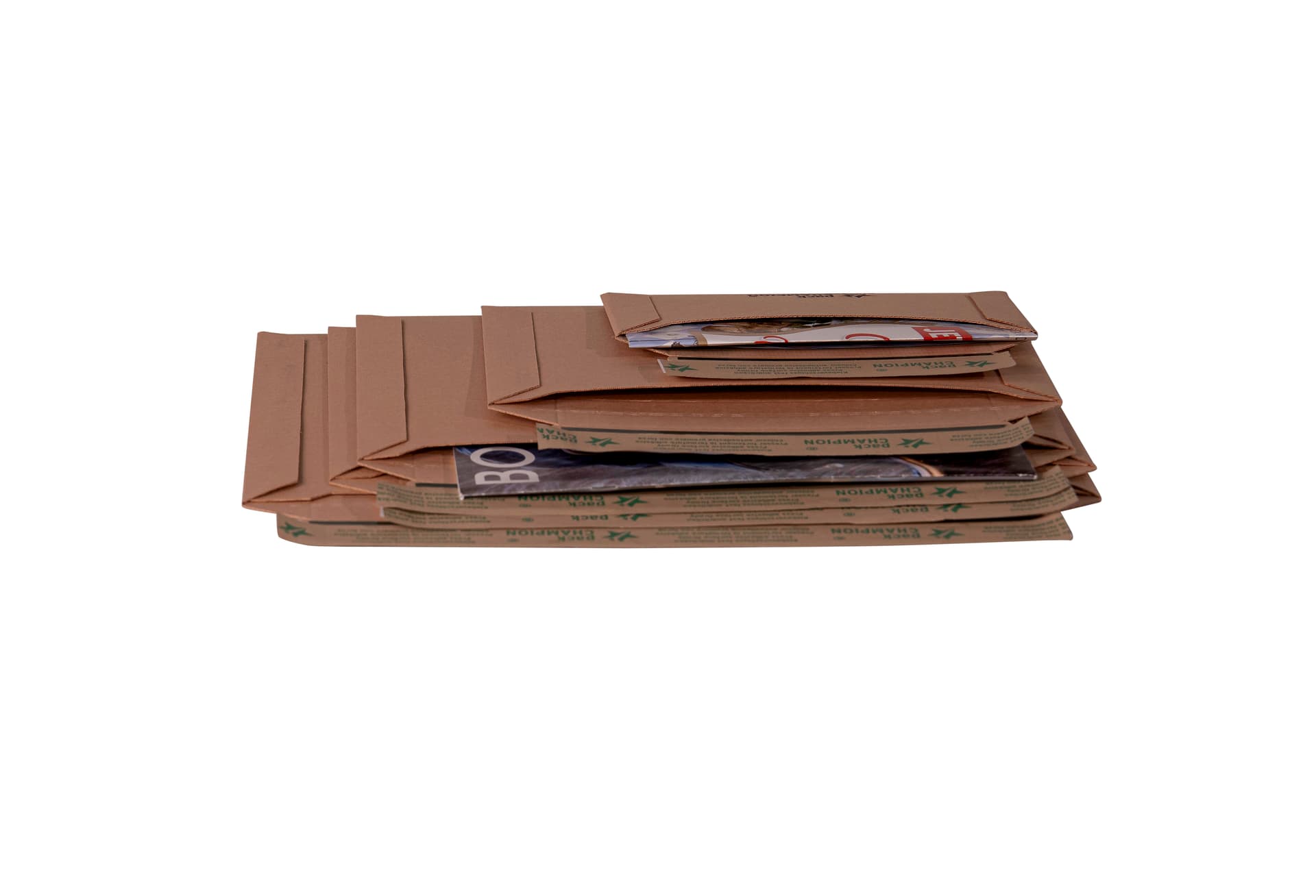 Shipping bag, landscape, brown