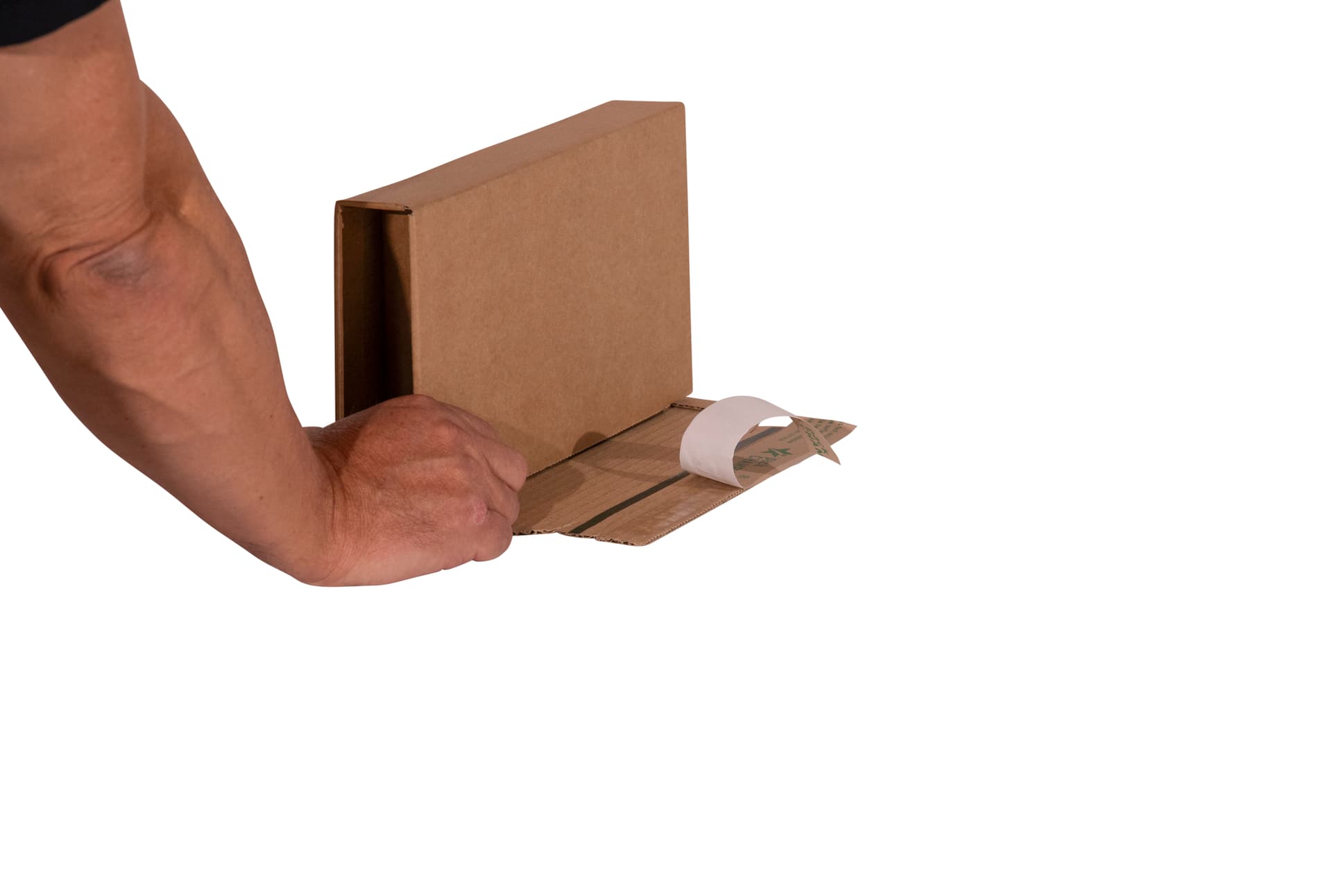 Wickelverpackung seitlich