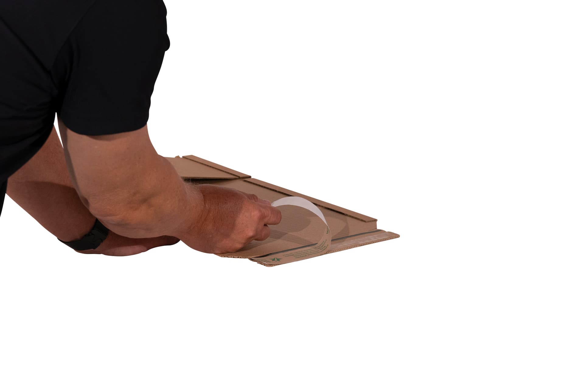 Wickelverpackung seitlich massiv