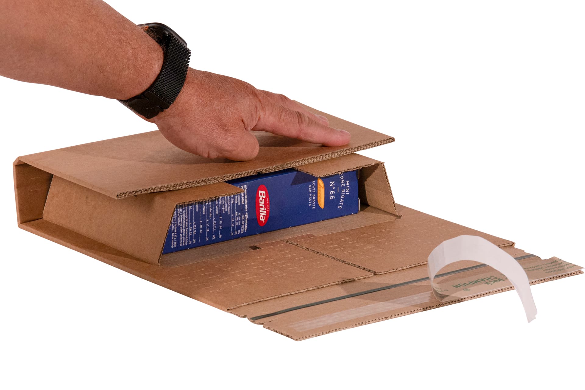 Wickelverpackung zentral