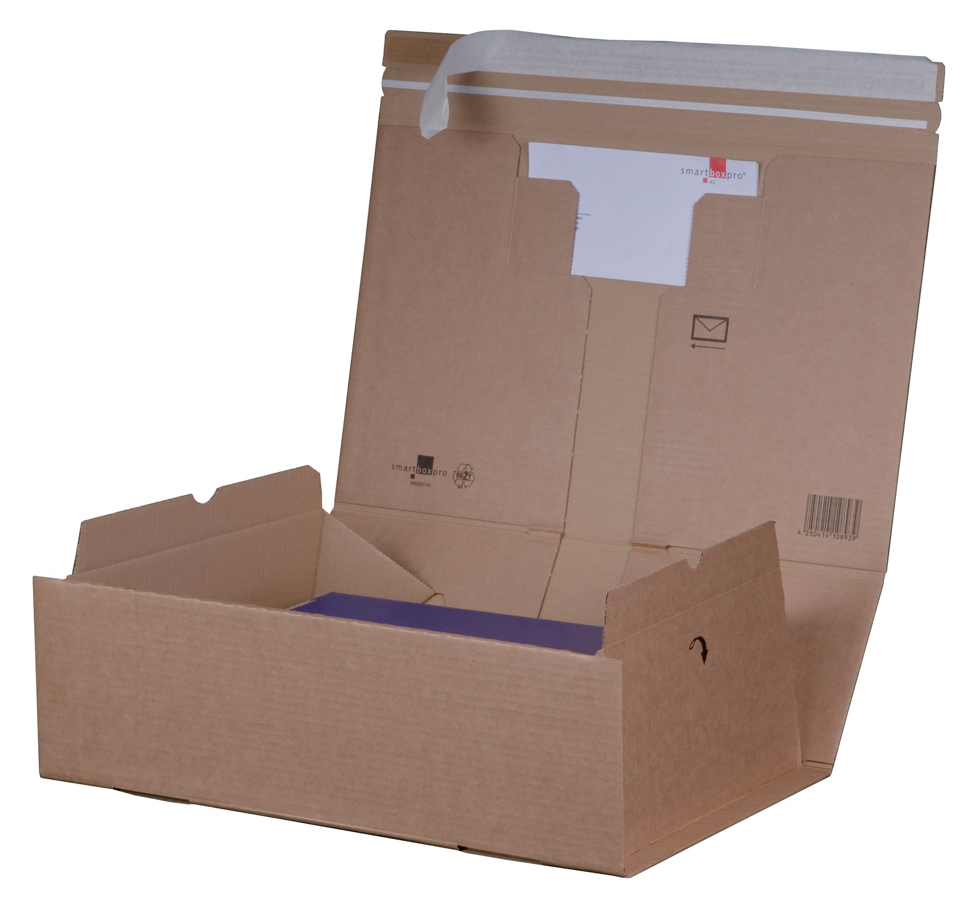 Ordnerversandbox 1-wellig braun