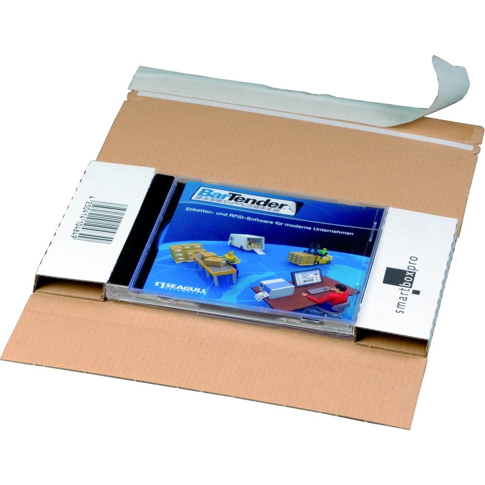 CD-Jewel-Mailer DIN Lang 1-wellig weiß