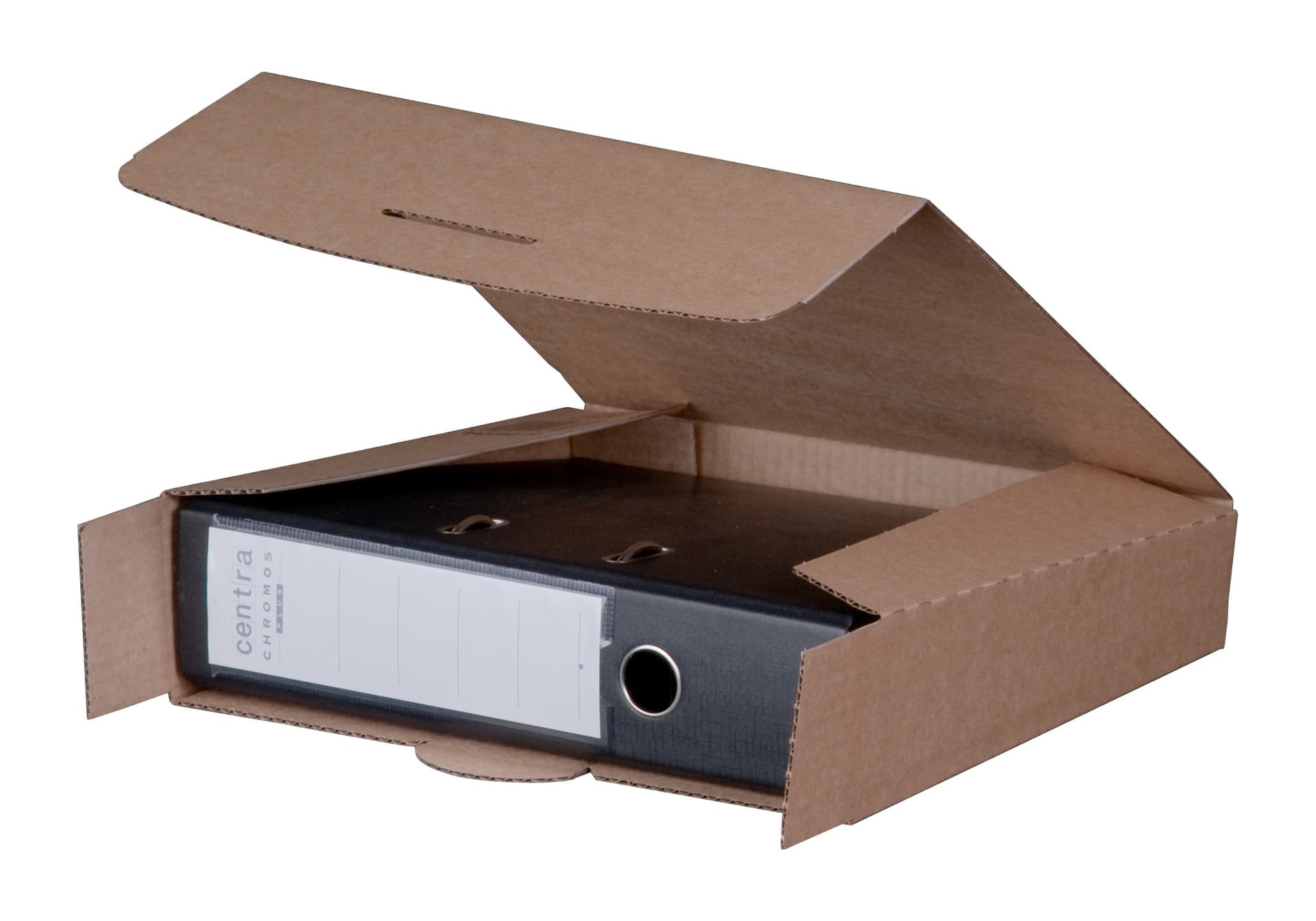 Ordnerversandbox 50-80b 1-wellig braun
