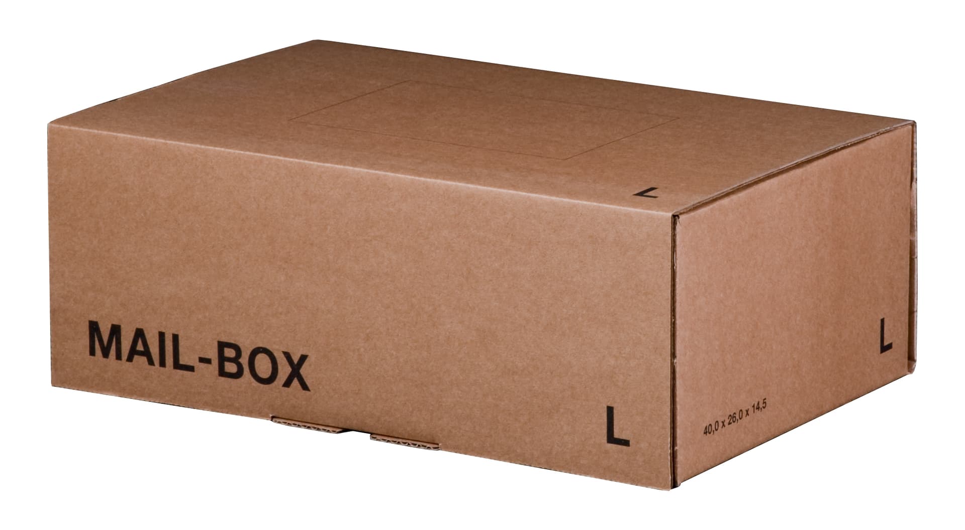 Mail-Box 1-wellig braun