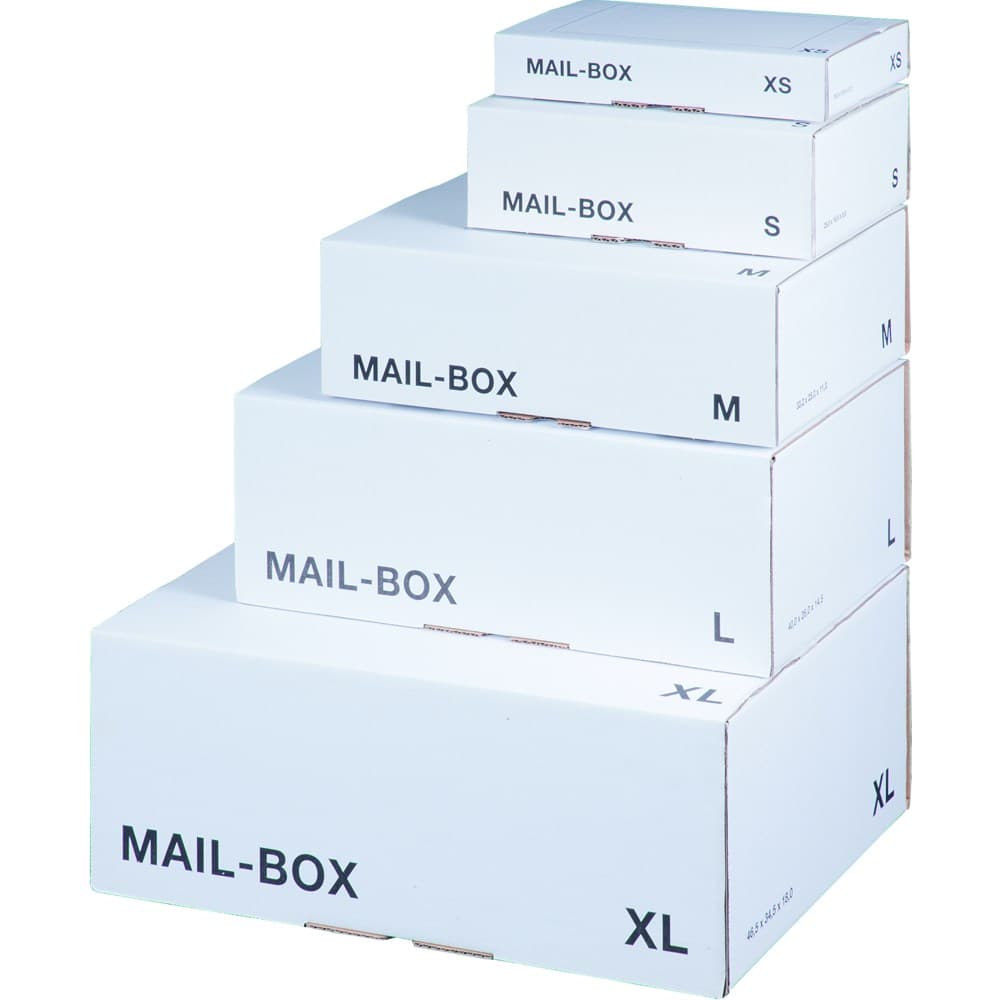Mail-Box 1-wellig weiß