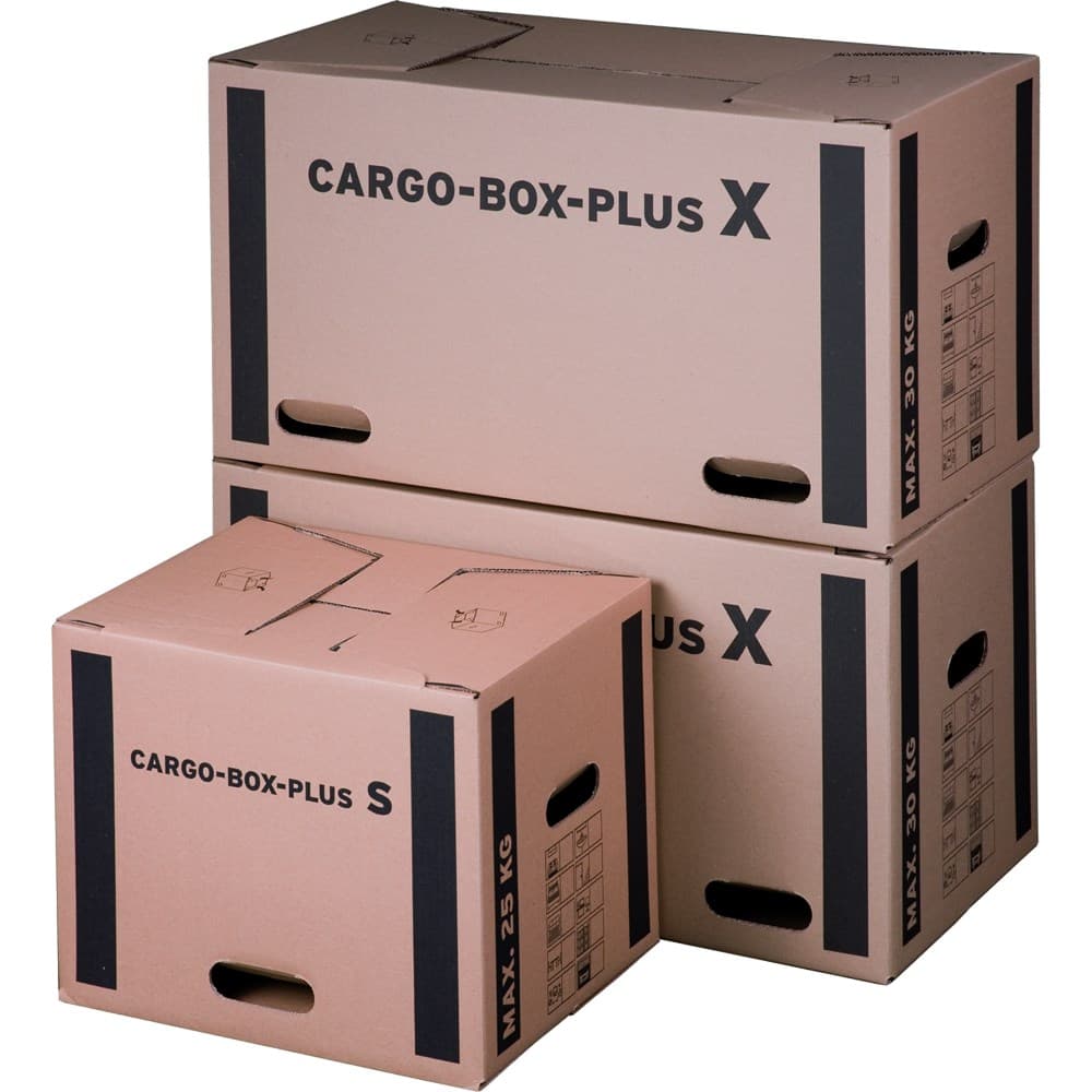 CargoBox plus 2-wellig braun · 400 × 320 × 320 mm