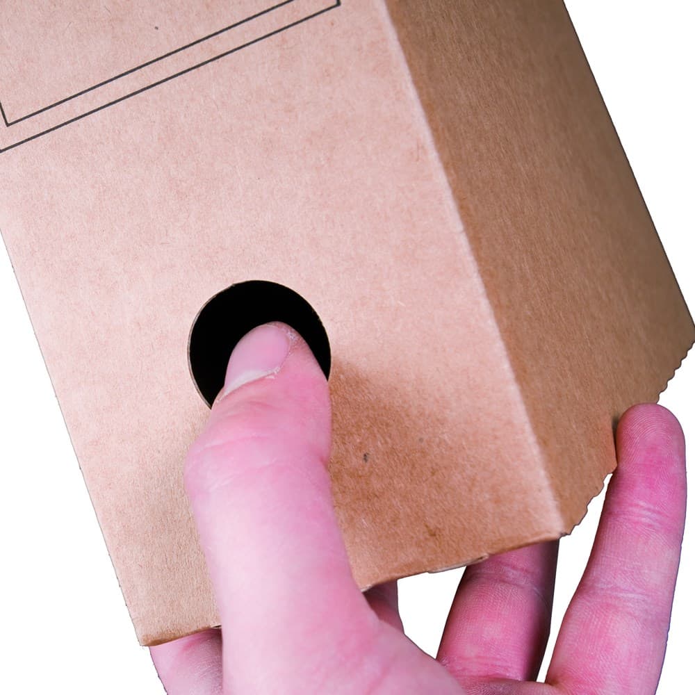 Archiv-Stehsammler 1-wellig braun · 260 × 75 × 315 mm