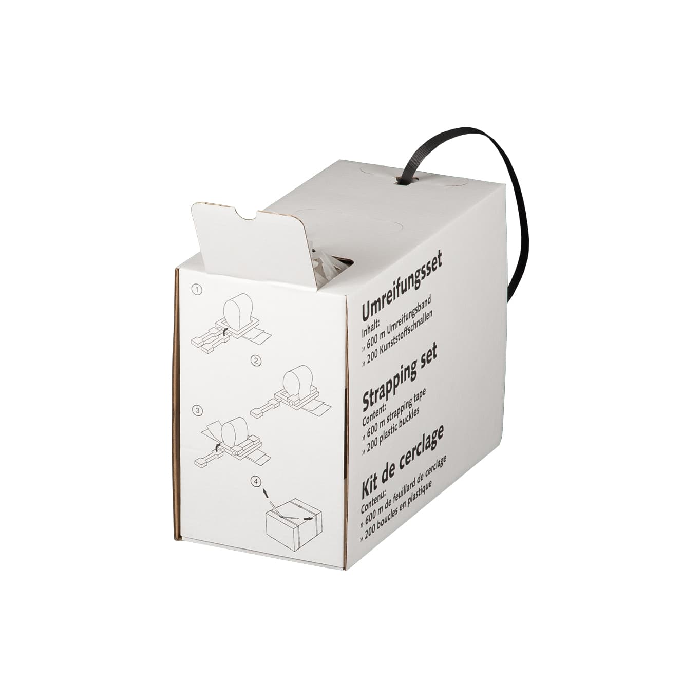 Umreifungsset weiß · 160 × 320 × 250 mm · je Pack