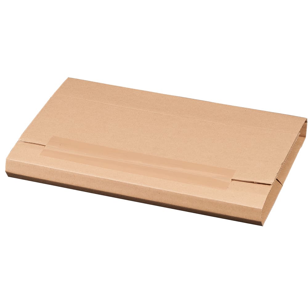Twist-Buchverpackung 1-wellig braun