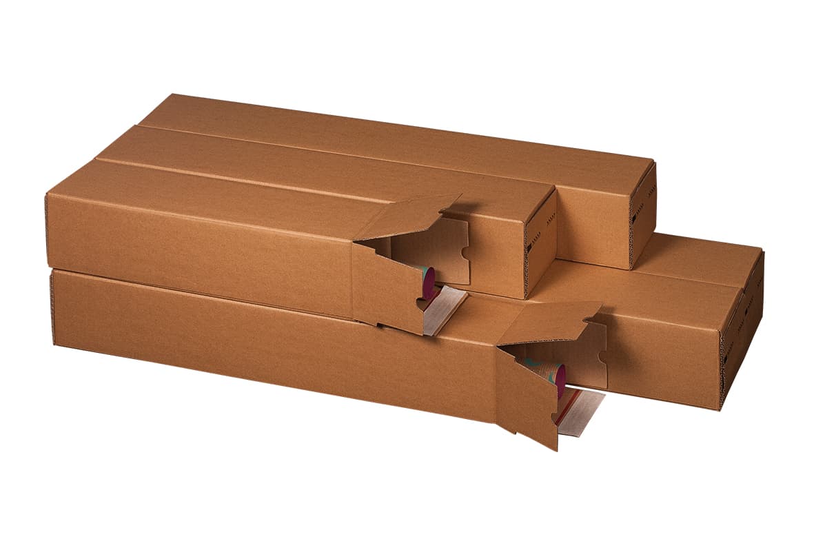 Planbox SK 1-wellig braun · A2 · 435 × 105 × 105 mm