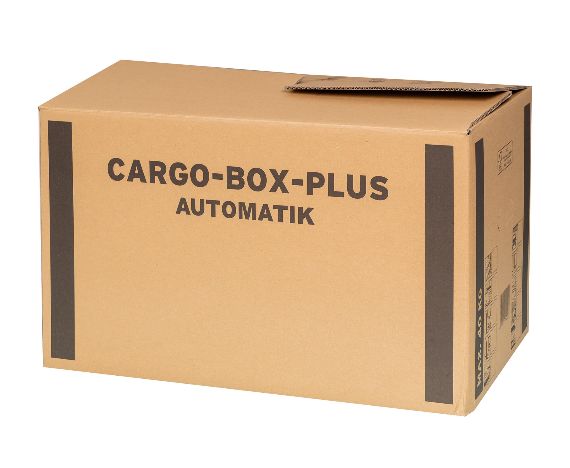 Cargobox Plus Automatik 2-wellig braun