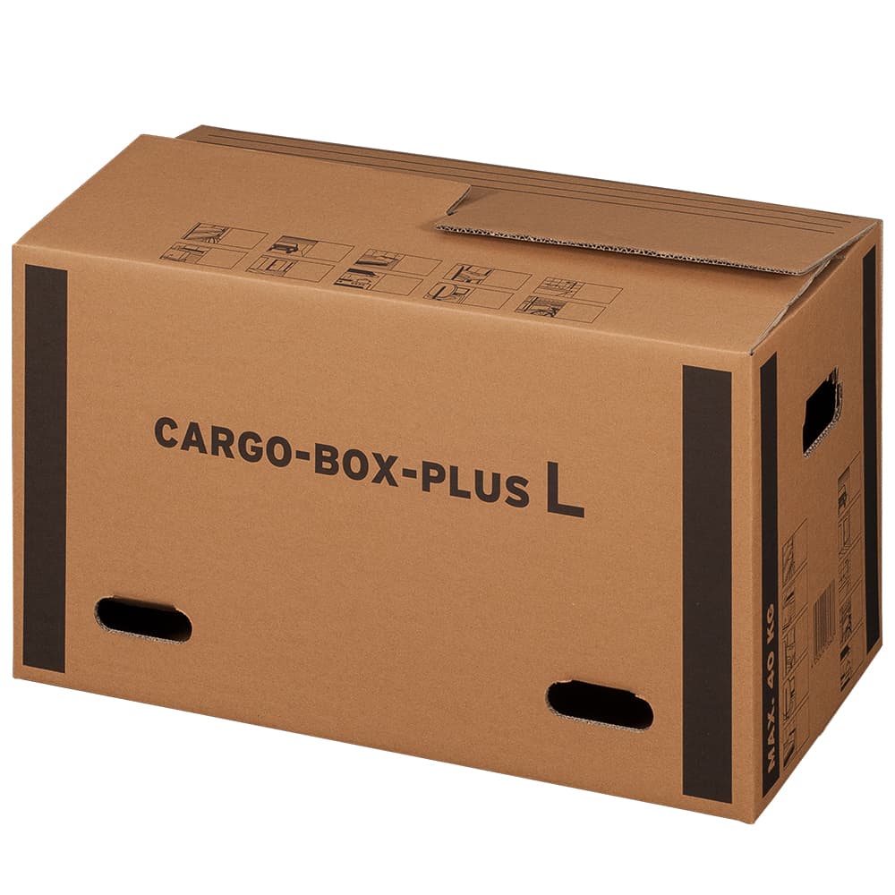 CargoBox plus 2-wellig braun