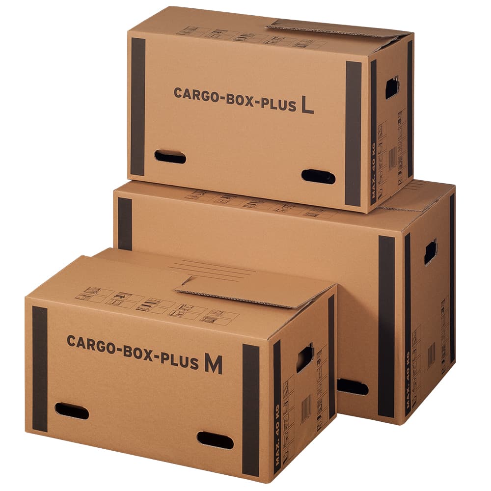 CargoBox plus 2-wellig braun · 640 × 340 × 360 mm