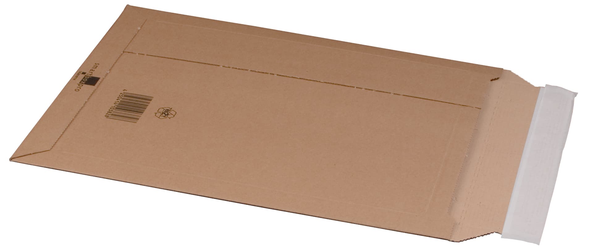Versandtasche aus Wellpappe 1-wellig braun · B4+ · 285 × 397 × 50 mm