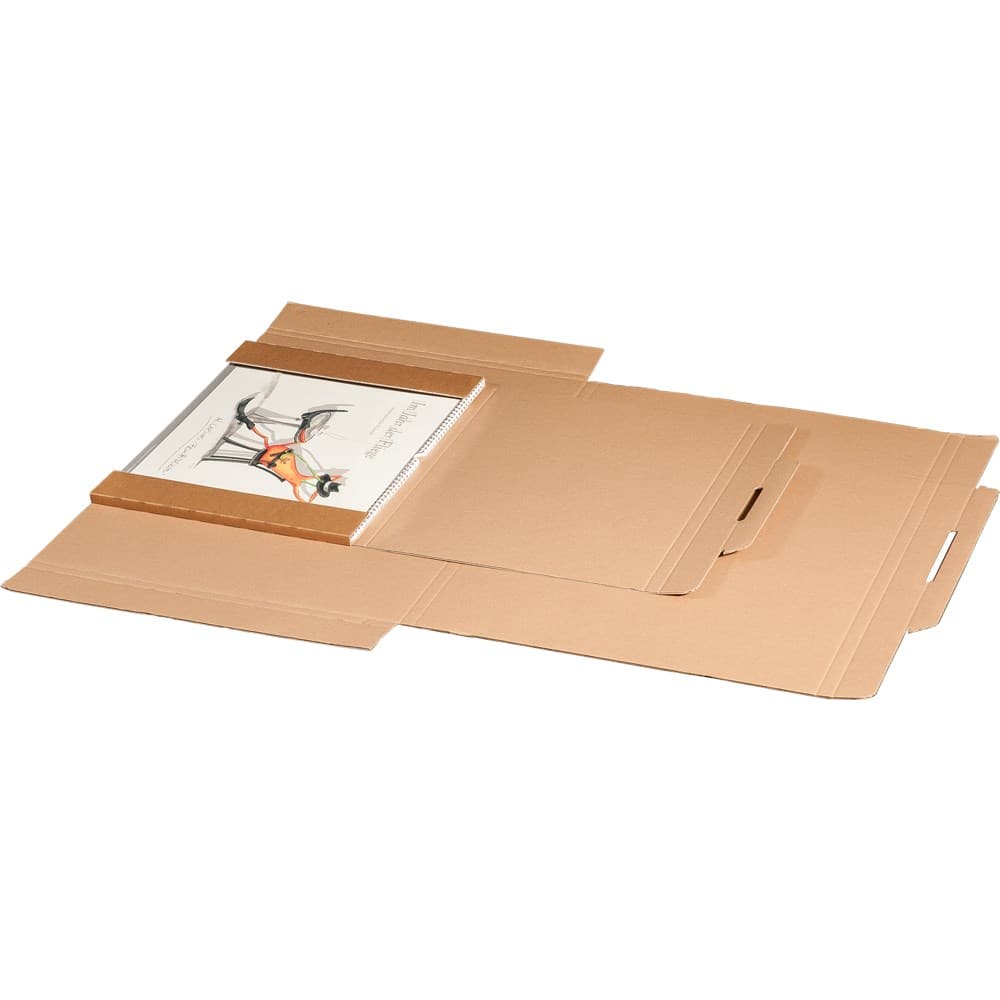 Kalenderverpackung zum Wickeln 1-wellig braun · A2 · 620 × 420 × 10 mm